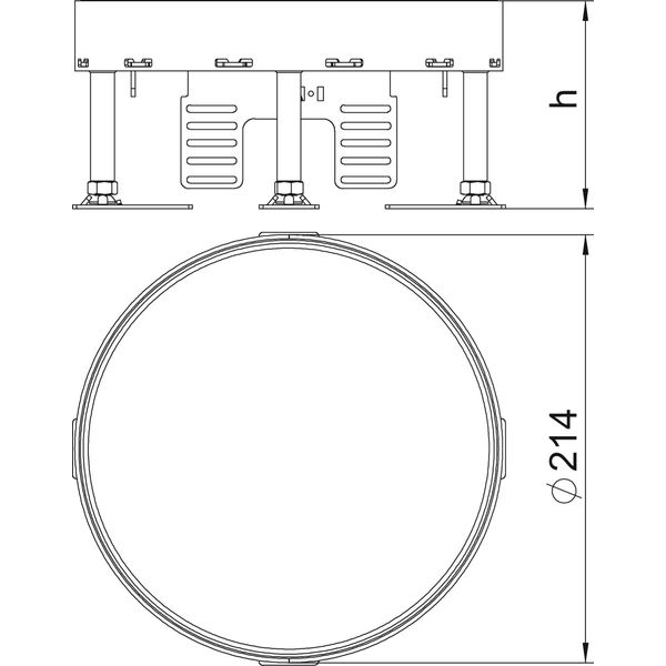 RKR2 4SL2 V2 25 Heavy-duty cassette blank, 20 kN ¨215mm image 2