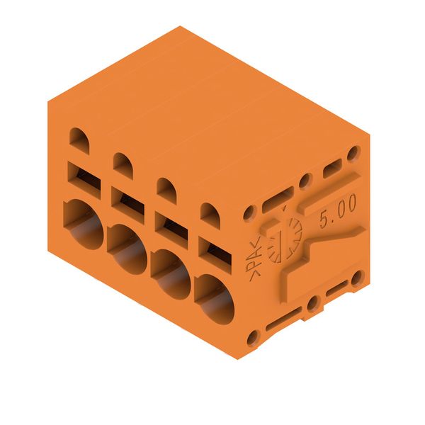 PCB terminal, 5.00 mm, Number of poles: 4, Conductor outlet direction: image 2