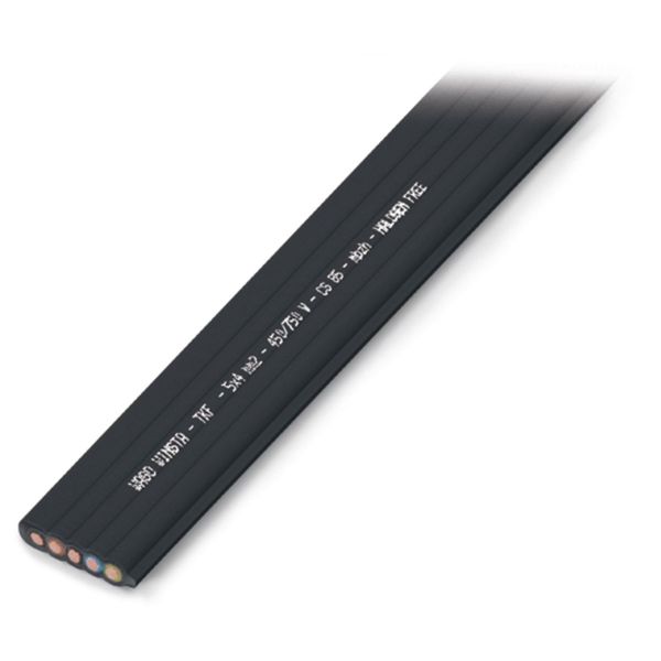 Flat cable 5G 4 mm² halogen-free black image 1