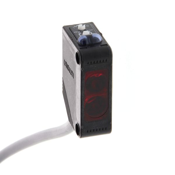 Photoelectric sensor, rectangular housing, red LED, retro-reflective, image 3