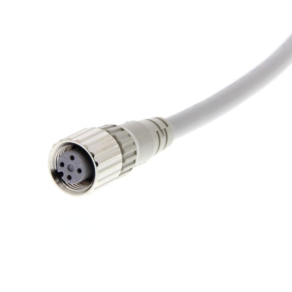 Sensor cable, M12 straight socket (female), 4-poles, A coded, PVC fire XS2F0182C image 3