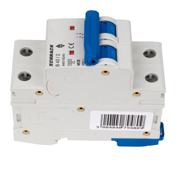 Miniature Circuit Breaker (MCB) AMPARO 10kA, B 40A, 2-pole image 3