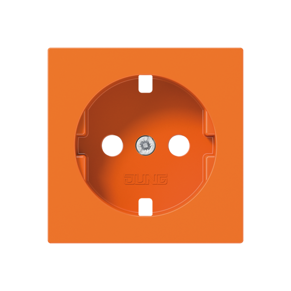 Abdeckung für SCHUKO® Steckdosen, Thermoplast, Serie A, orange (für ZSV) image 1