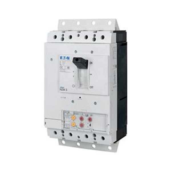 Circuit-breaker, 4 p, 630A, 400A in 4th pole, plug-in module image 2