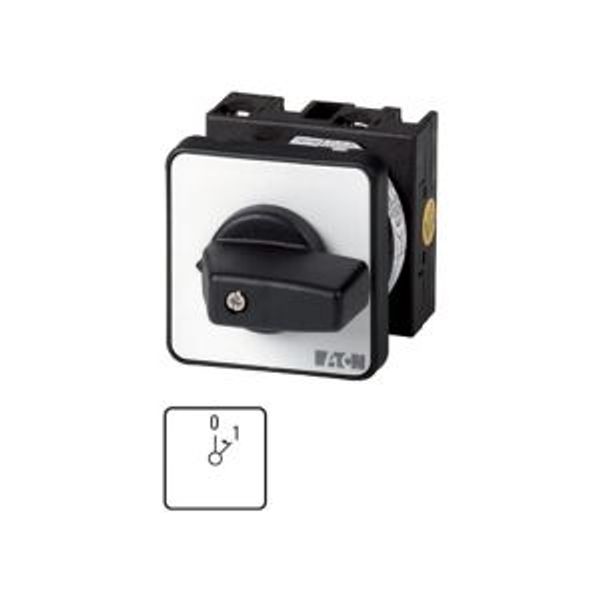 On switches, T0, 20 A, flush mounting, 1 contact unit(s), Contacts: 1, 45 °, momentary, With 0 (Off) position, With spring-return to 0, 0 image 4