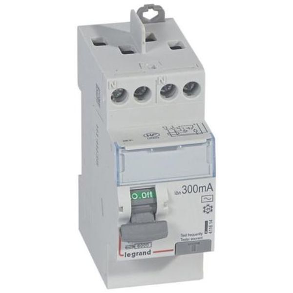 Differential switch DX³-ID high inlet and high outlet screw - 2P 230V~ 40A type AC 300mA - 2 modules image 1