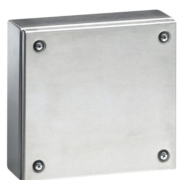 STAINLESS STEEL BOX 200X200X80 image 1