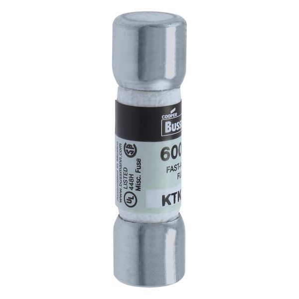 Fuse-link, low voltage, 6 A, AC 600 V, 10 x 38 mm, supplemental, UL, CSA, fast-acting image 20