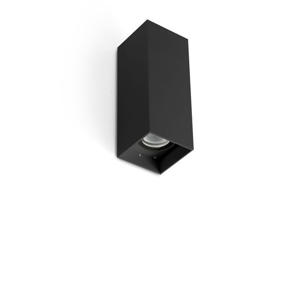 KOV BLACK SQUARE WALL L. LED 2x6W 3000K 34°/14° image 1