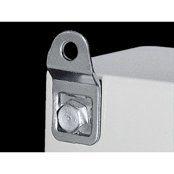 AX Wall mounting bracket for AX plastic, RAL 9011 image 2
