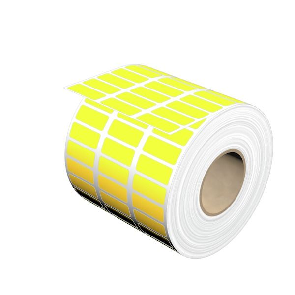 Device marking, Self-adhesive, halogen-free, 26 mm, Polyester, yellow image 1