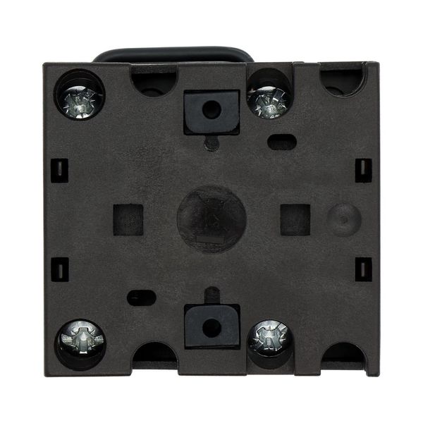 On-Off switch, T0, 20 A, flush mounting, 4 contact unit(s), 8-pole, with black thumb grip and front plate image 25