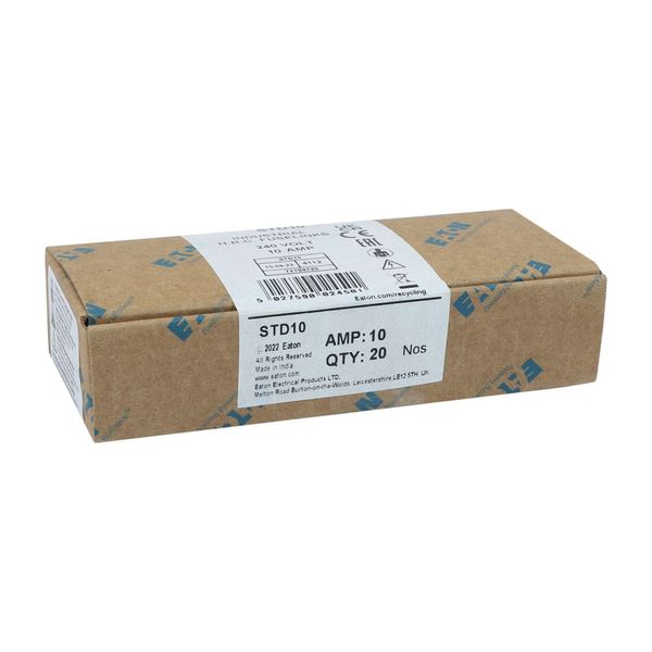 Fuse-link, LV, 10 A, AC 240 V, BS88, 12 x 47 mm, gL/gG, BS image 16