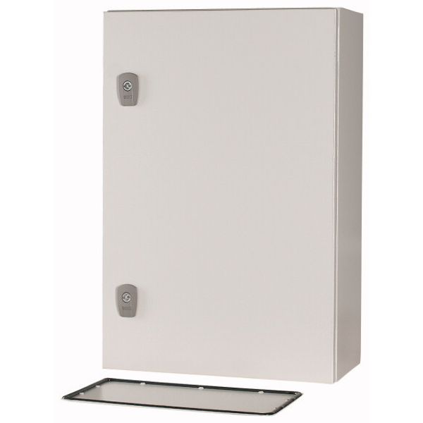 Wall enclosure with mounting plate, HxWxD=600x400x200mm image 2
