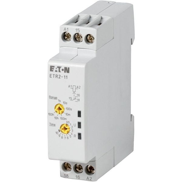 Timing relay, 1W, 0.05s-100h, 24-240VAV 50/60Hz, 24-48VDC, on-delayed image 2