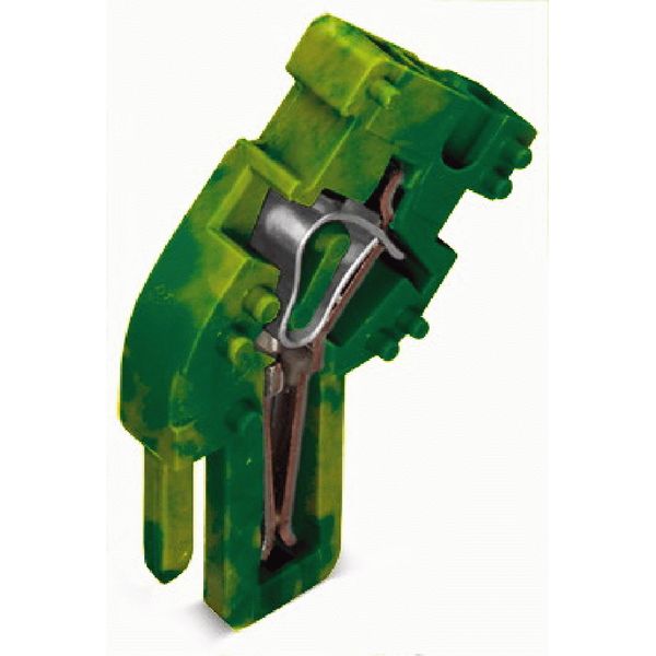 End module for 1-conductor female connector angled CAGE CLAMP® 4 mm² g image 1