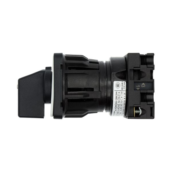 On-Off switch, 1 pole, 20 A, 90 °, center mounting image 28