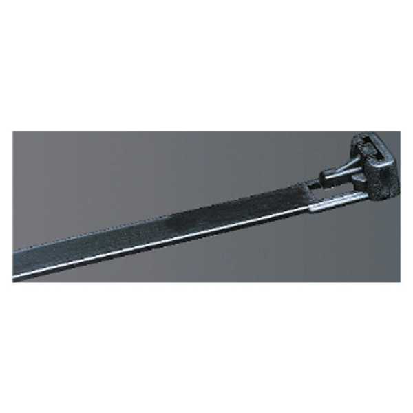 RE-OPENABLE CABLE TIE - 7,6X150 - BLACK image 1