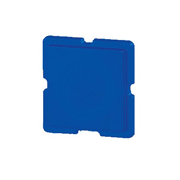 Button plate, 25 x 25 mm, blue image 5