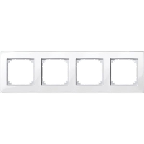 M-PLAN frame, 4-fold, polar white glossy image 1