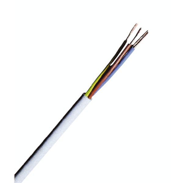 PVC Sheathed Wire H03VV-F 2x0,5 light grey image 1