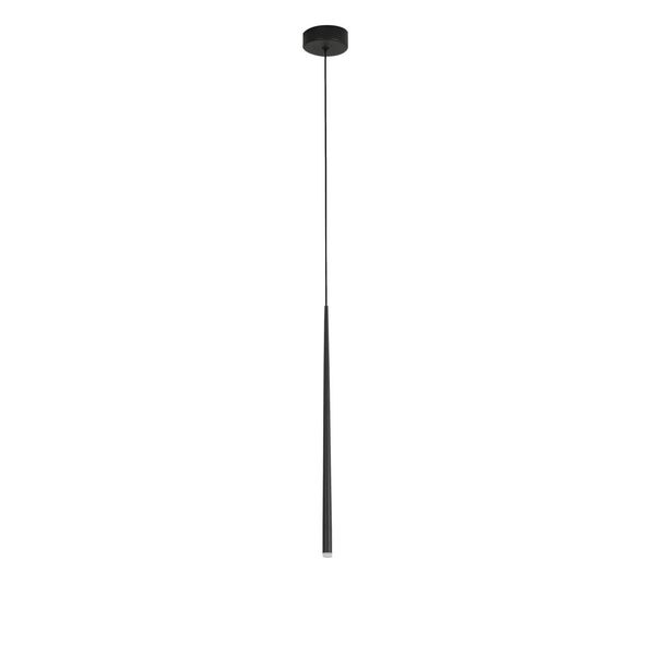 Sandy Black Aluminium & Acrylic LED 3 Watt 230 Volt 160Lm 3000K IP20 D: 8 H1: 51 H2: 180 cm Adjustable Height image 1