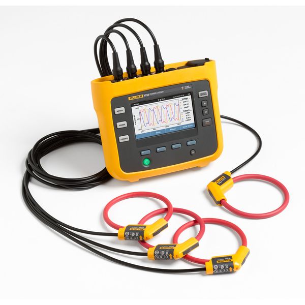 FLUKE-1738/EUS 3-Phase Power Logger, EU/US Advanced version including flexis image 4