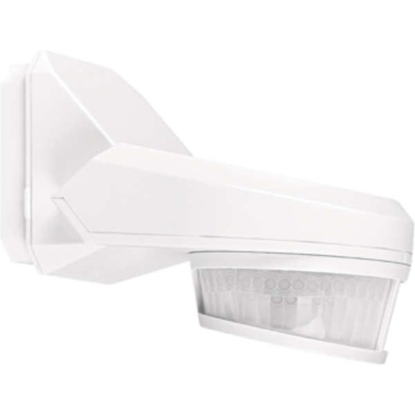 Motion detector, 230 V, 16 m, 240°, IP54, for surface mounting, white image 3