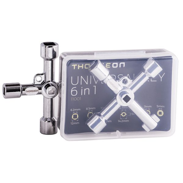 Universal KEY 6 in 1 (Metal) in blister 11001 THORGEON image 1