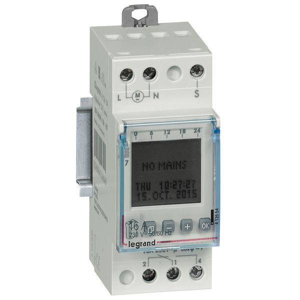Programmable time switch digital disp.- for outdoor illuminations - 1 output image 2