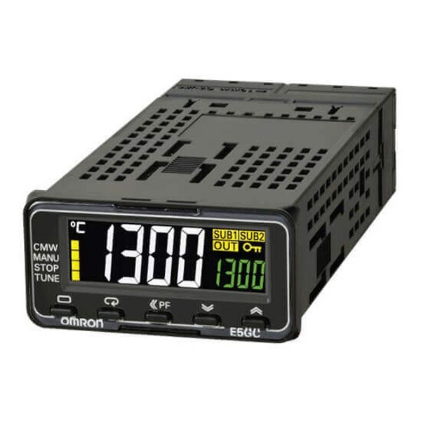 Temp. controller PRO,1/32 DIN (24x48mm), screwless terminals,1 AUX,1 x image 2