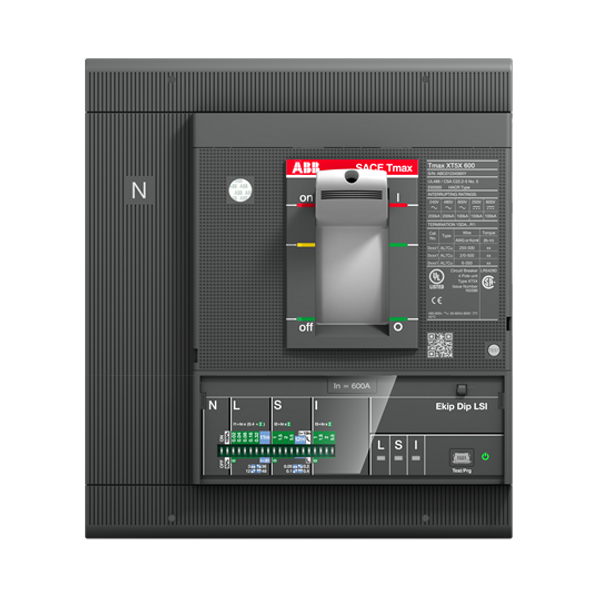 XT5N 600 Ekip Dip LSI In600 4p FF UL/CSA image 1