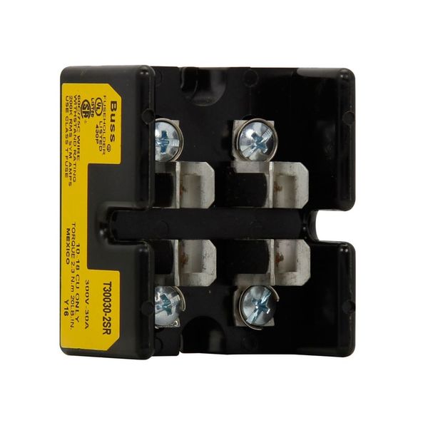 Eaton Bussmann series Class T modular fuse block, 300 Vac, 300 Vdc, 0-30A, Screw, Two-pole image 8