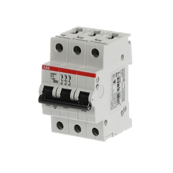 S203P-C4 Miniature Circuit Breaker - 3P - C - 4 A image 3
