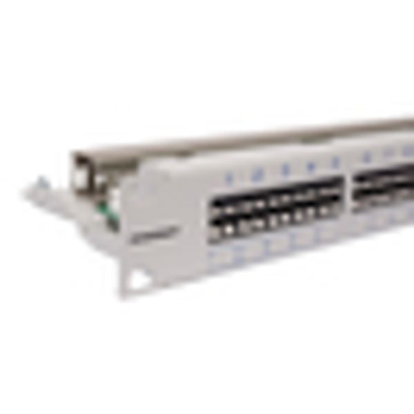 FLEX LINE Telephony Patchpanel 25xMMT-LSA, 19", 1U, RAL7035 image 7