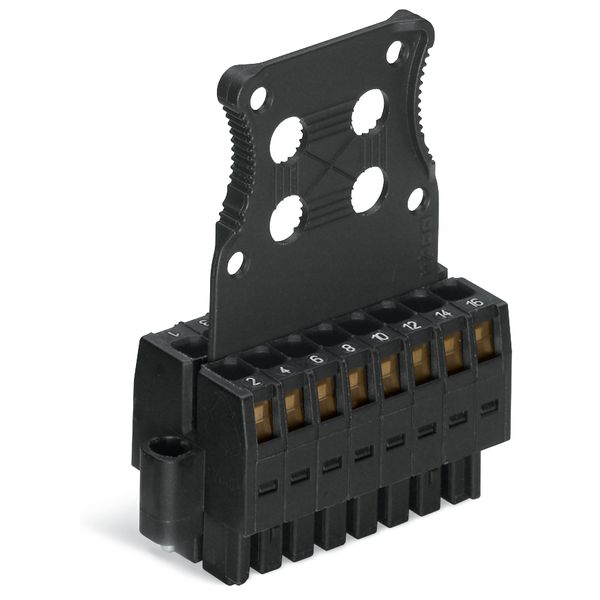 1-conductor female connector, 2-row CAGE CLAMP® 1.5 mm² black image 3