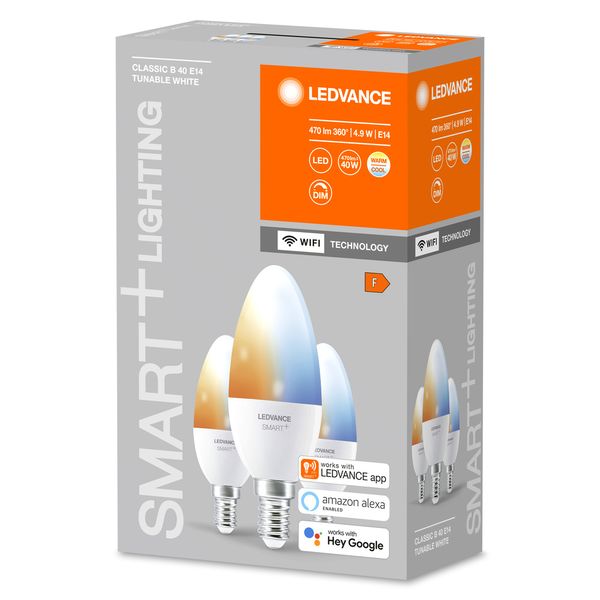 SMART+ WiFi Candle Tunable White 40 4.9 W/2700…6500 K E14 image 6