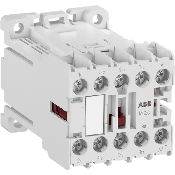 MC2CB00ATWJD-RAIL Mini Contactor 77 ... 137 V DC - 2 NO - 2 NC - Screw Terminals image 3