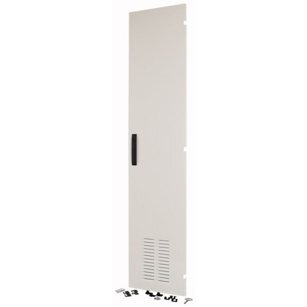 Cable area door, ventilated, IP42, MCC, right, HxW=2000x425mm, grey image 1