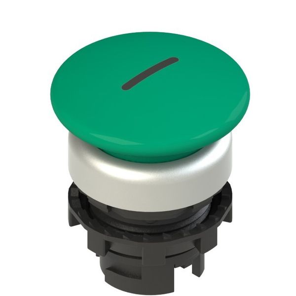 Illuminated green mushroom button with marking E2 1PL2F449L2 image 1