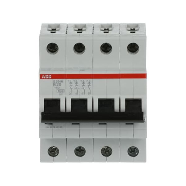 S204M-K1 Miniature Circuit Breaker - 4P - K - 1 A image 5