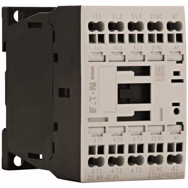 Contactor, 3 pole, 380 V 400 V 4 kW, 1 NC, 230 V 50 Hz, 240 V 60 Hz, AC operation, Push in terminals image 3