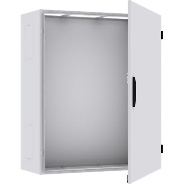 TW109S Wall-mounting cabinet, Field Width: 1, Number of Rows: 9, 1400 mm x 300 mm x 350 mm, Isolated, IP55 image 1