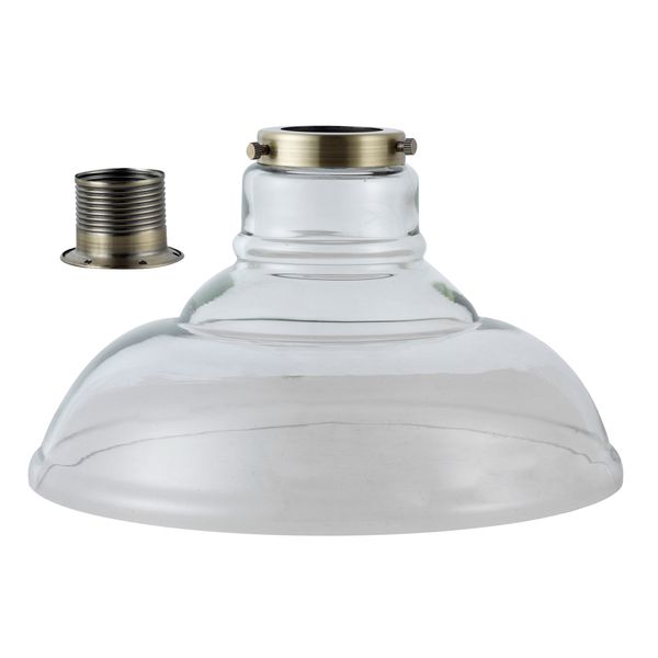 Cloche Glass Shade Clear image 2