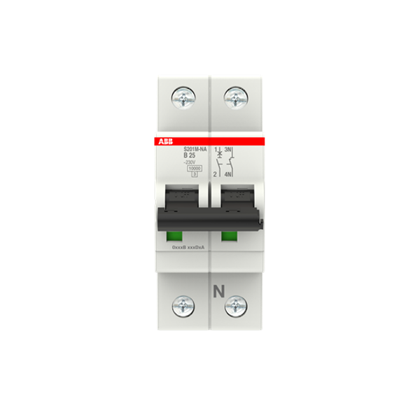 S201M-B25NA Miniature Circuit Breaker - 1+NP - B - 25 A image 4