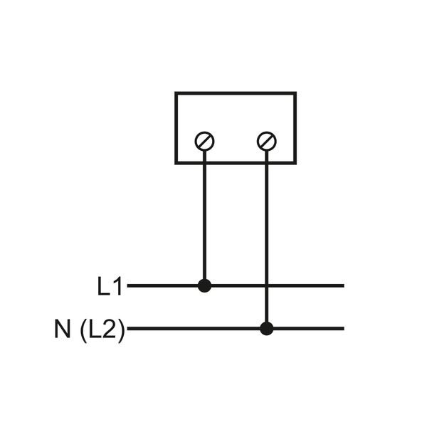 Frequency meter, 96x96mm, 45 to 65Hz, 230VAC image 3