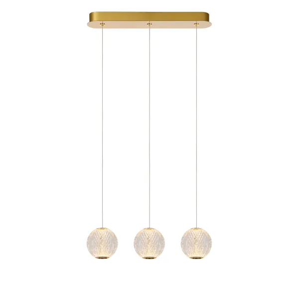 Lucide CINTRA - Pendant light - LED - 1x12,6W 3000K - Transparant image 1