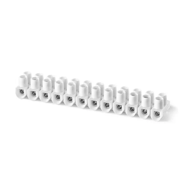 Thermoplastic connector strip LTA12-2.5b white image 1