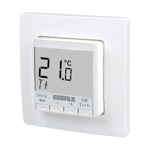 UP-Thermostat als Raumregler, AC 230V, 1Schliesser, 10 A, Hinterleuchtung weiss image 1