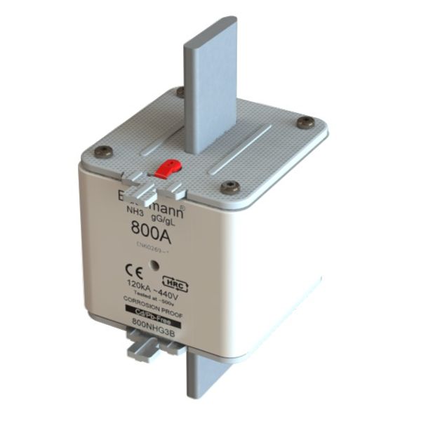 Fuse-link, low voltage, 400 A, AC 500 V, NH3, gL/gG, IEC, dual indicator image 2